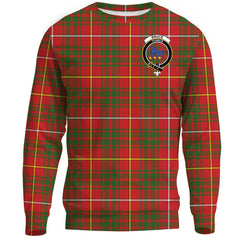 Bruce Modern Tartan Crest Sweatshirt