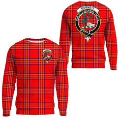 Burnett Modern Tartan Crest Sweatshirt