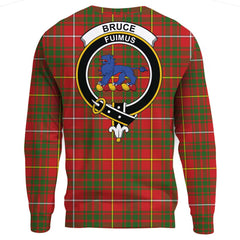 Bruce Modern Tartan Crest Sweatshirt