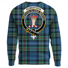 Robertson Hunting Ancient Tartan Crest Sweatshirt