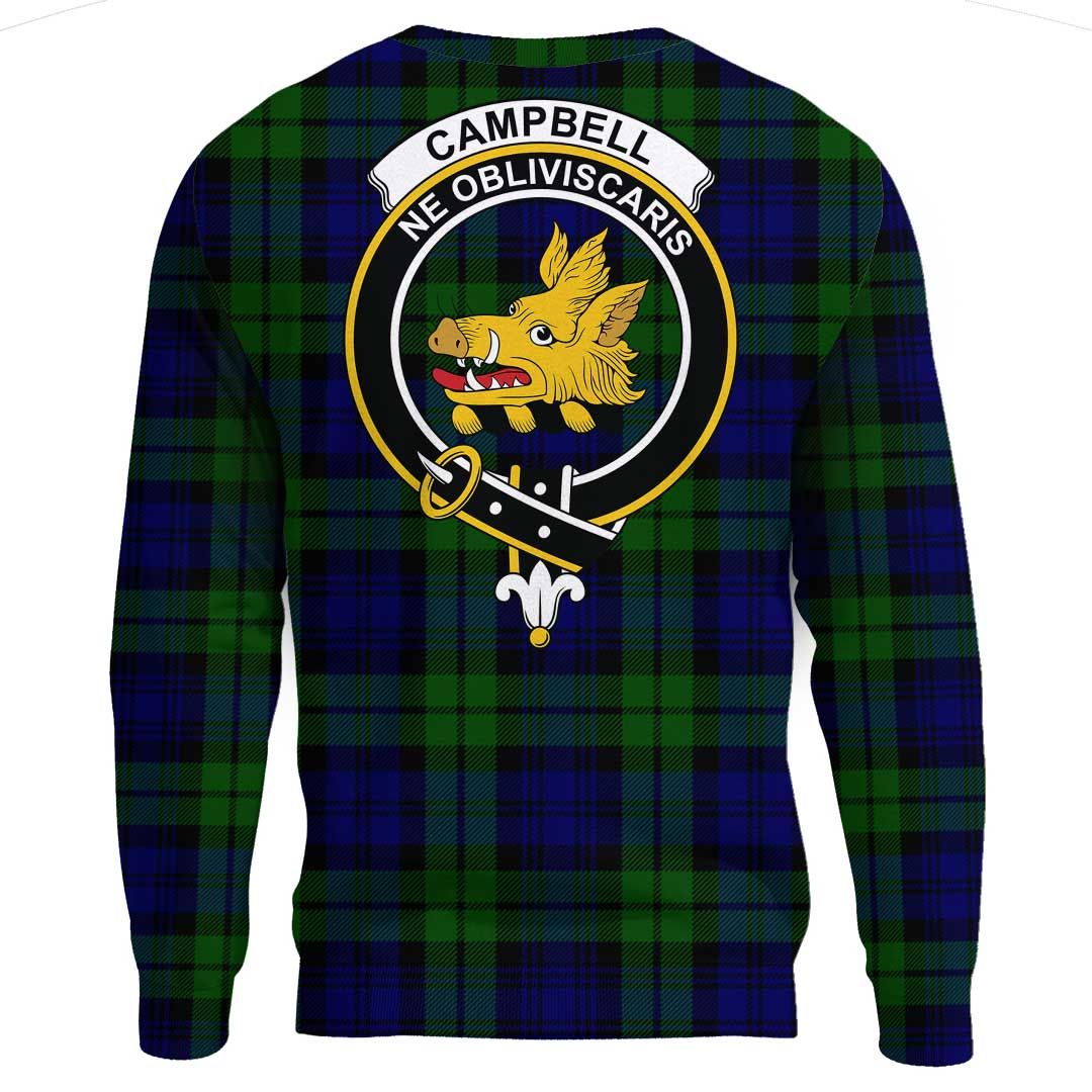 Campbell Modern Tartan Crest Sweatshirt