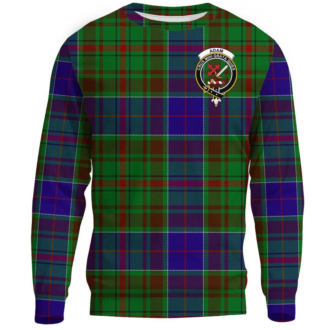 Adam Tartan Crest Sweatshirt