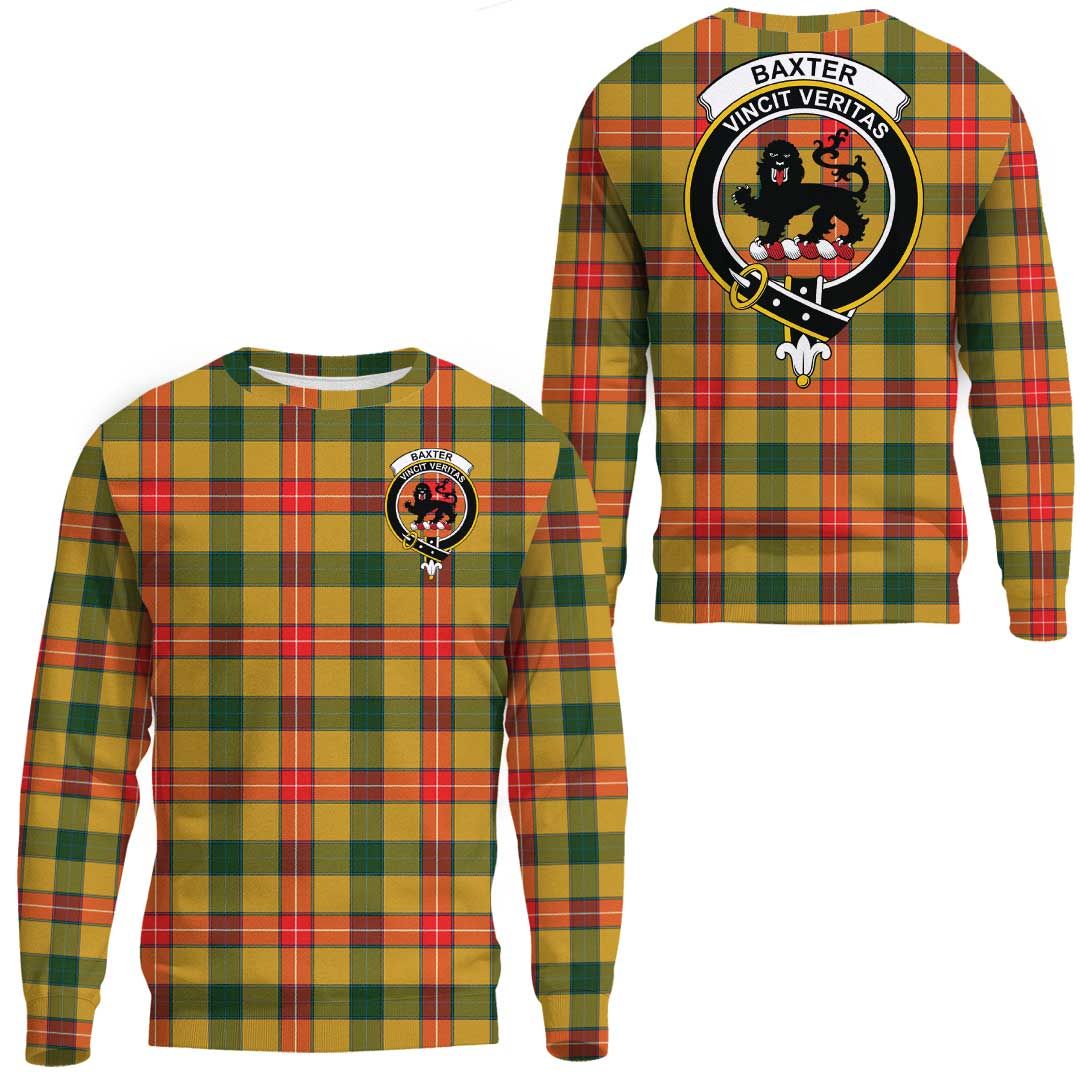Baxter Modern Tartan Crest Sweatshirt