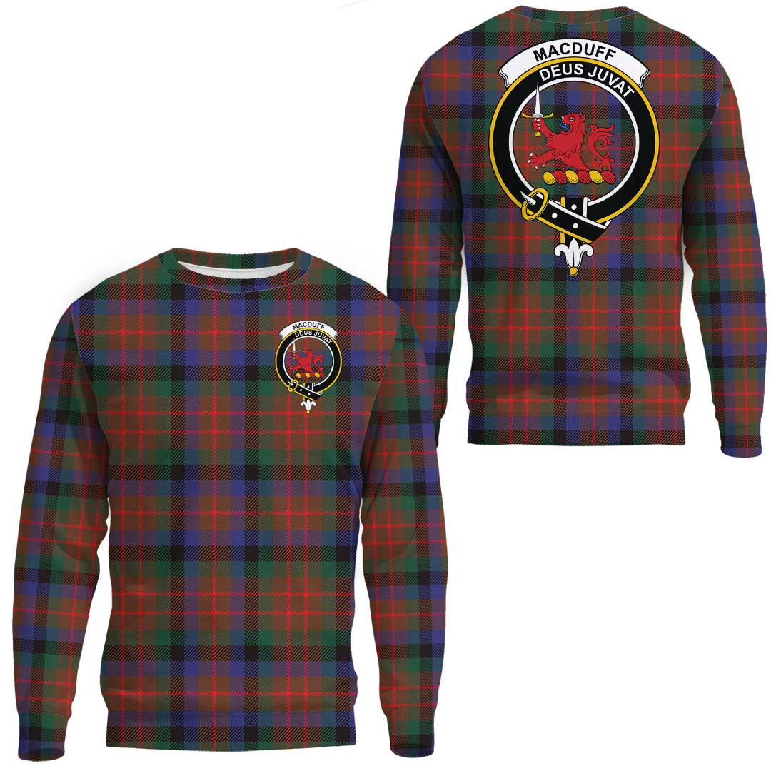 MacDuff Hunting Modern Tartan Crest Sweatshirt