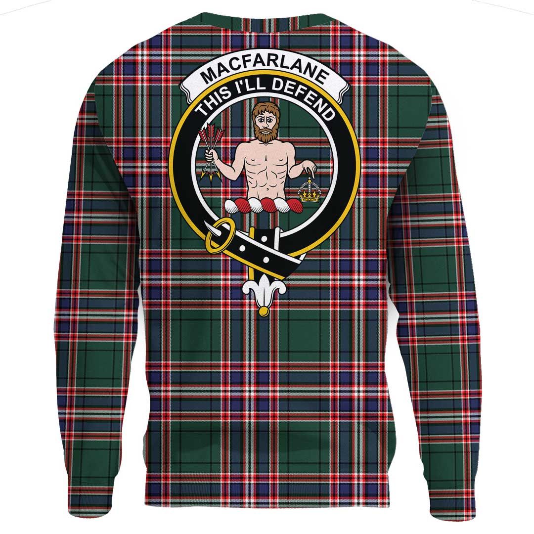 MacFarlane Hunting Modern Tartan Crest Sweatshirt