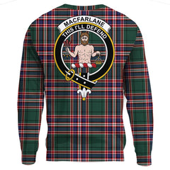 MacFarlane Hunting Modern Tartan Crest Sweatshirt