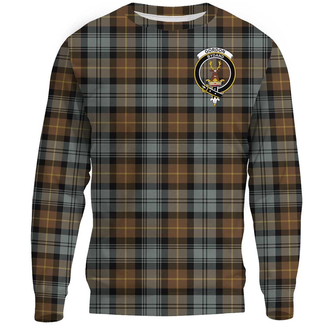 Gordon Weathered Tartan Crest Sweatshirt