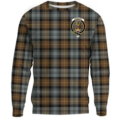 Gordon Weathered Tartan Crest Sweatshirt