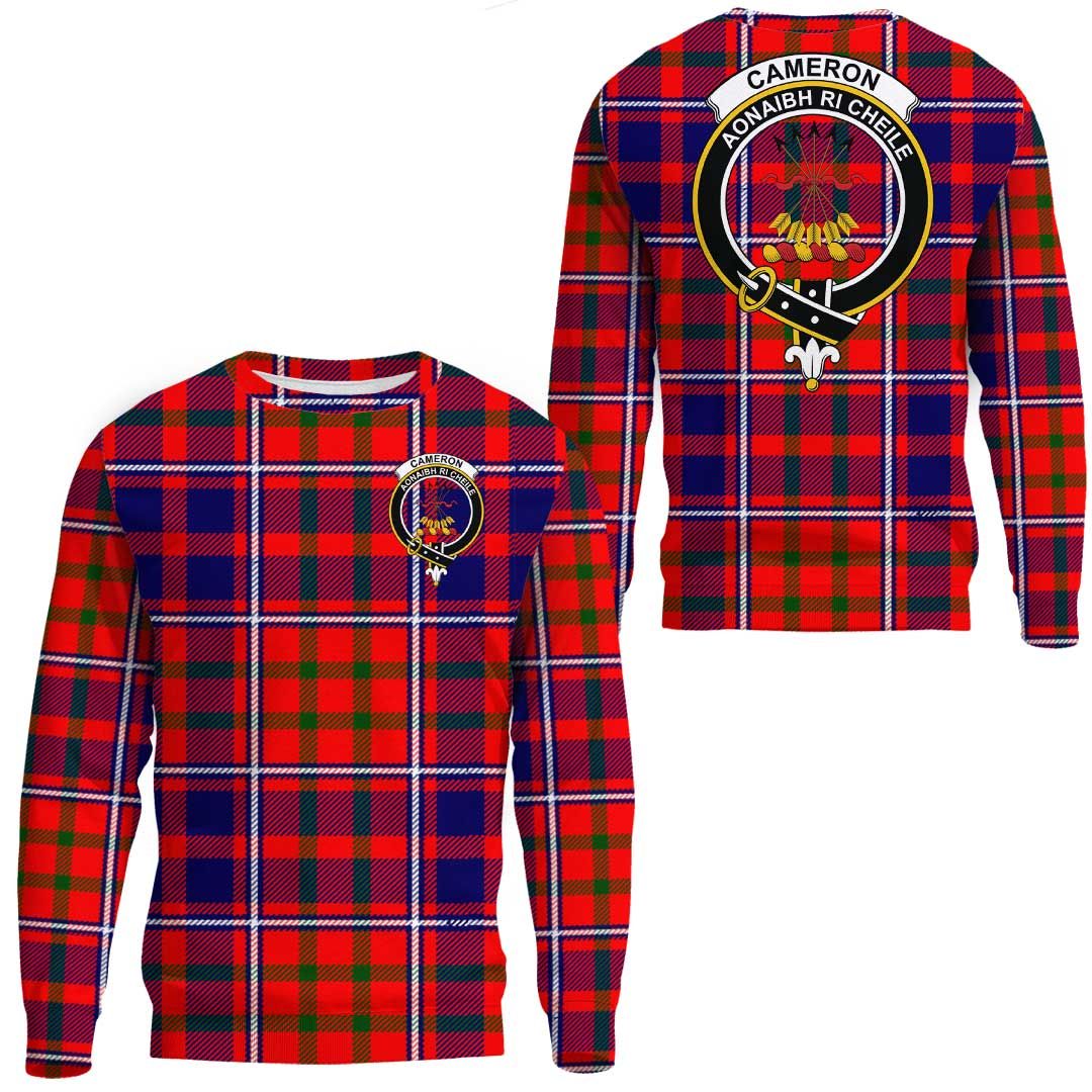 Cameron of Lochiel Modern Tartan Crest Sweatshirt