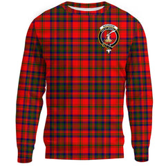 Matheson Modern Tartan Crest Sweatshirt