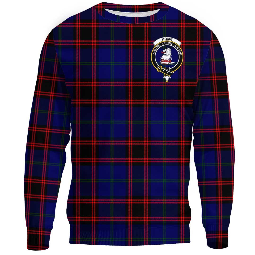 Home Modern Tartan Crest Sweatshirt