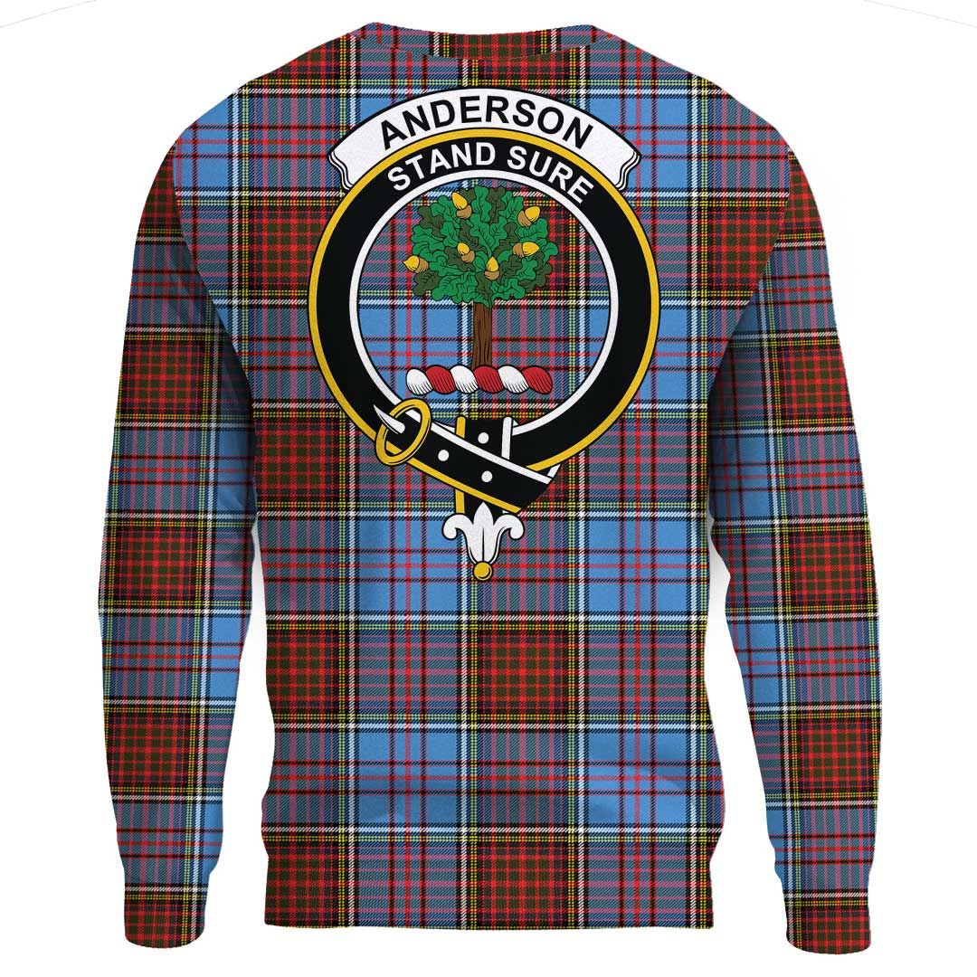 Anderson Modern Tartan Crest Sweatshirt
