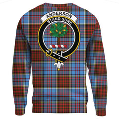 Anderson Modern Tartan Crest Sweatshirt