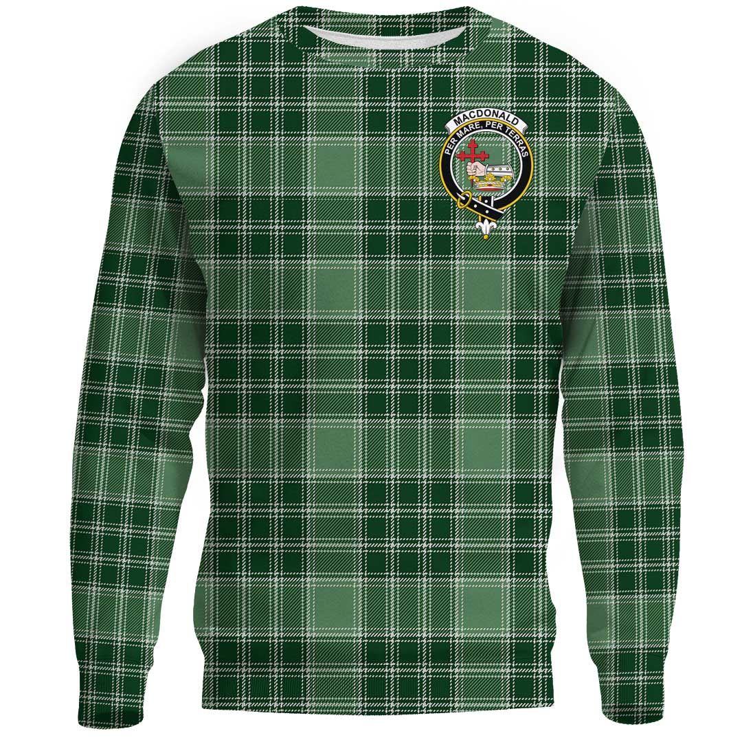 MacDonald Lord of the Isles Hunting Tartan Crest Sweatshirt