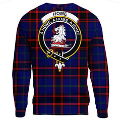 Home Modern Tartan Crest Sweatshirt