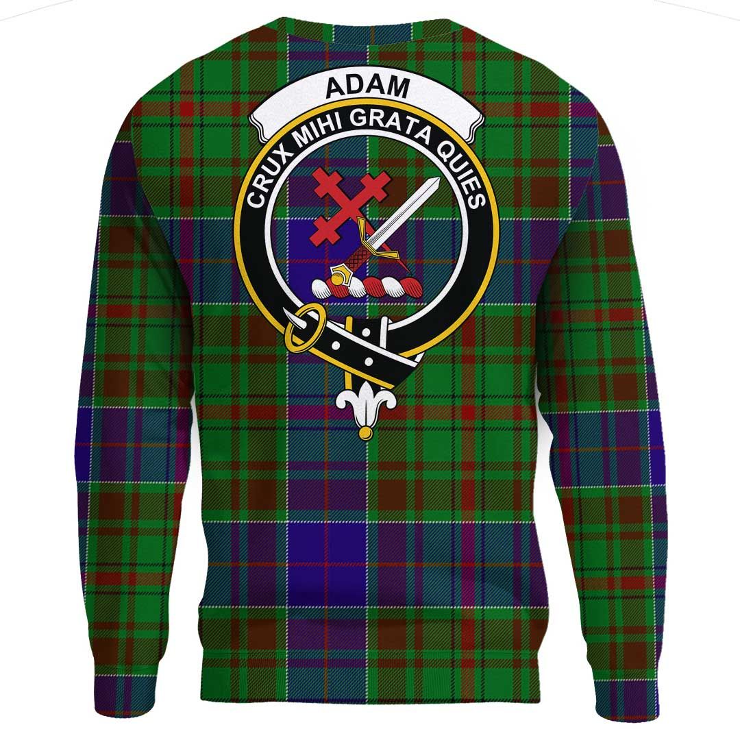 Adam Tartan Crest Sweatshirt