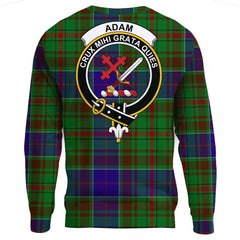 Adam Tartan Crest Sweatshirt