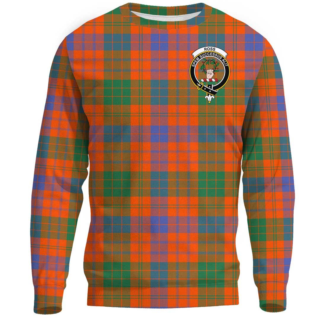 Ross Ancient Tartan Crest Sweatshirt