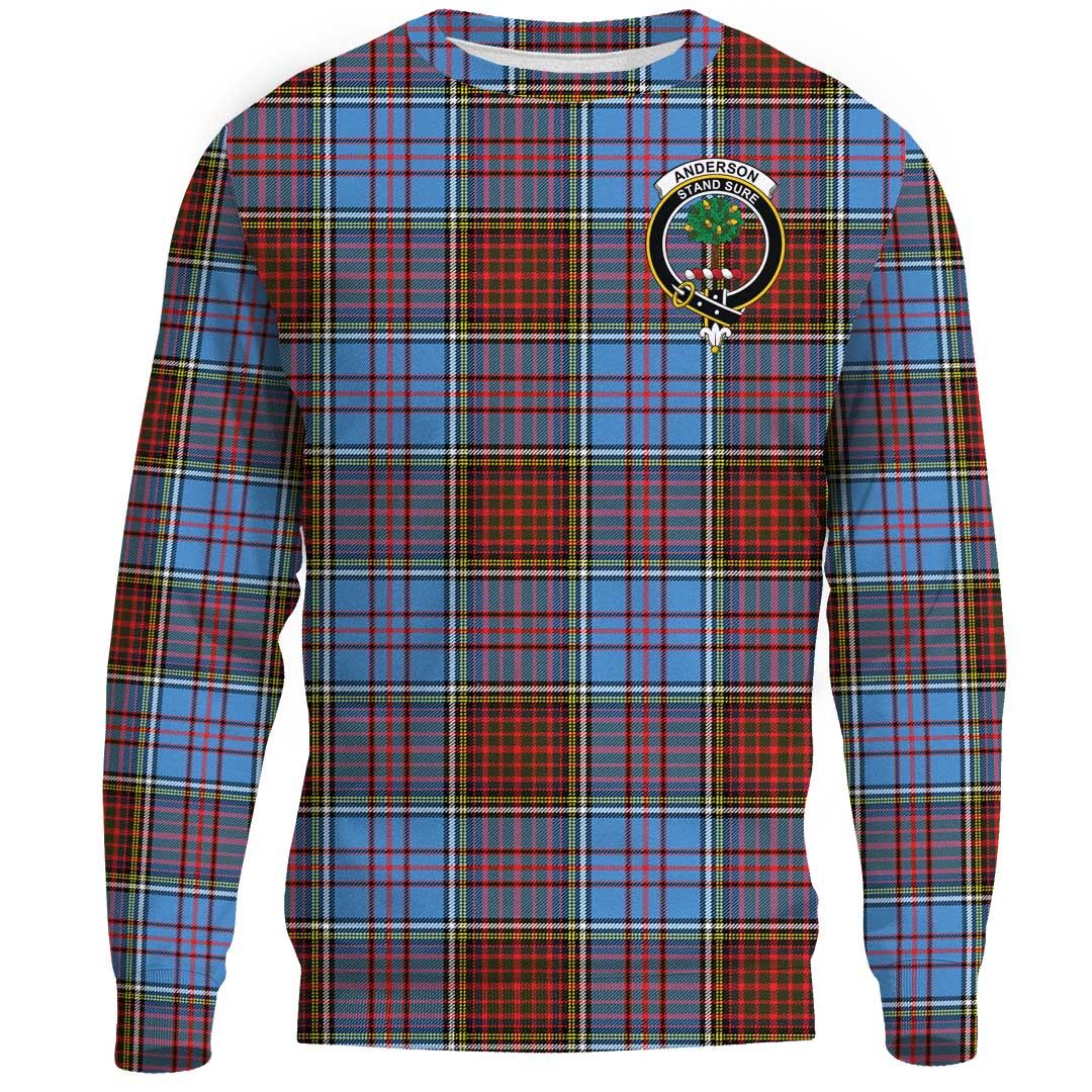 Anderson Modern Tartan Crest Sweatshirt