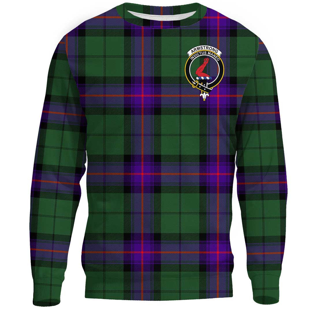 Armstrong Modern Tartan Crest Sweatshirt