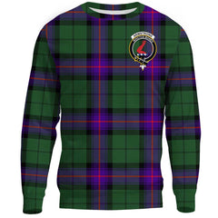 Armstrong Modern Tartan Crest Sweatshirt