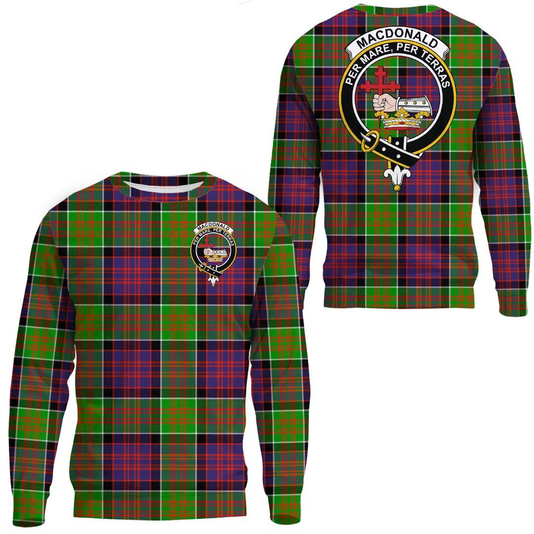 MacDonald of Clanranald Tartan Crest Sweatshirt
