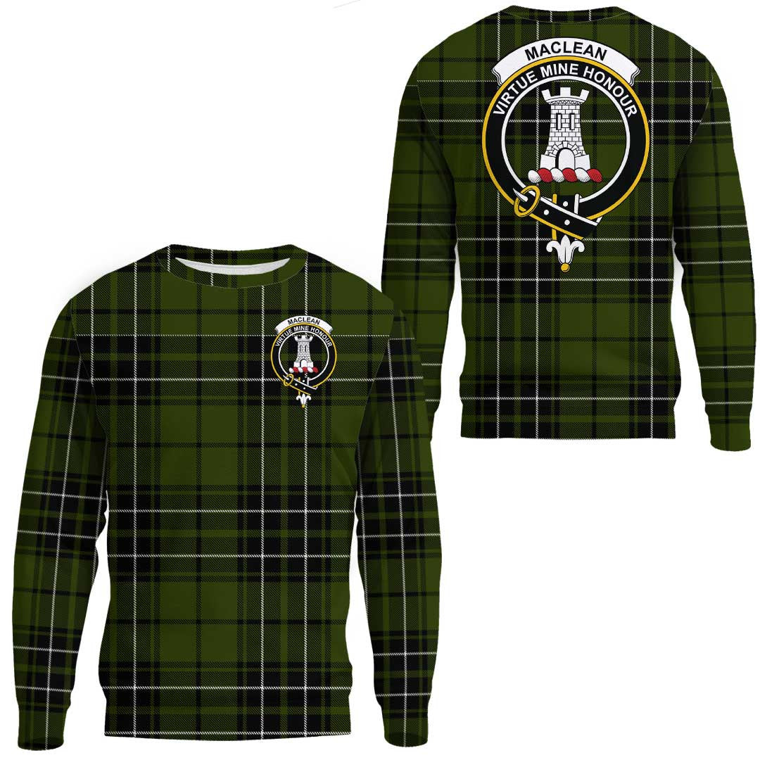 MacLean Hunting Ancient Tartan Crest Sweatshirt