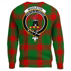Middleton Modern Tartan Crest Sweatshirt