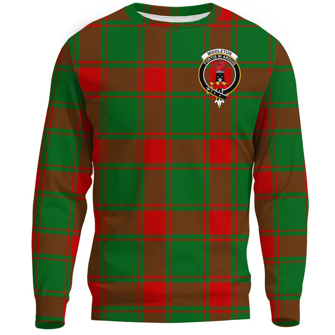 Middleton Modern Tartan Crest Sweatshirt