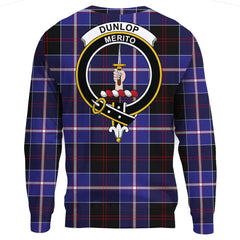 Dunlop Modern Tartan Crest Sweatshirt