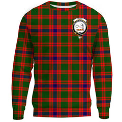 Skene Modern Tartan Crest Sweatshirt