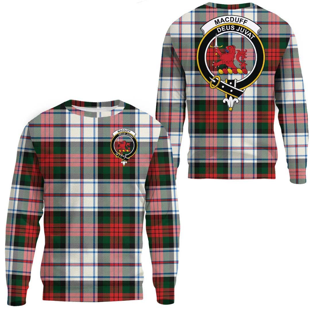 MacDuff Dress Modern Tartan Crest Sweatshirt