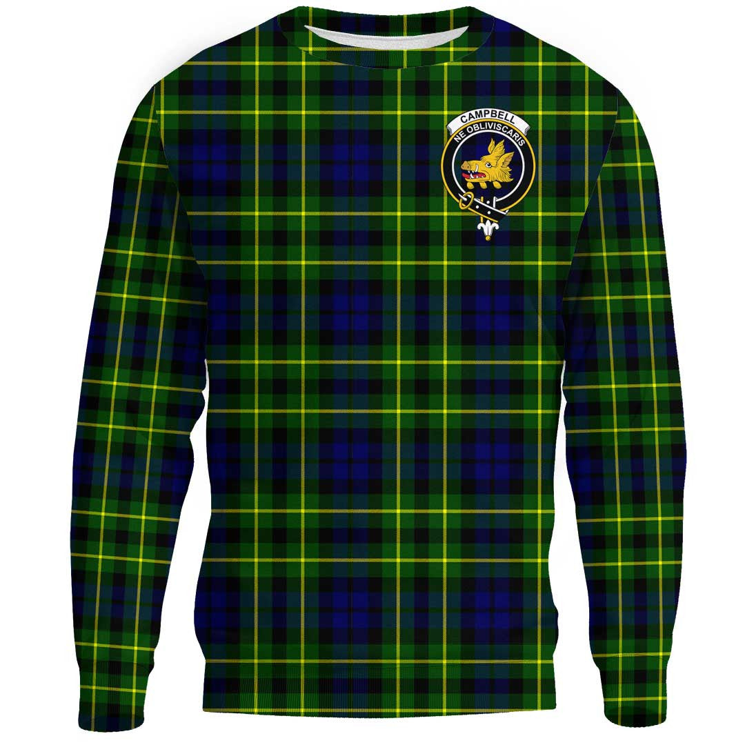 Campbell of Breadalbane Modern Tartan Crest Sweatshirt