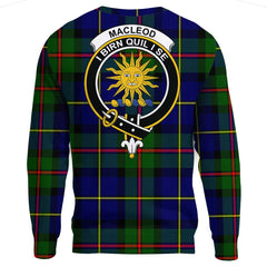 MacLeod of Harris Modern Tartan Crest Sweatshirt