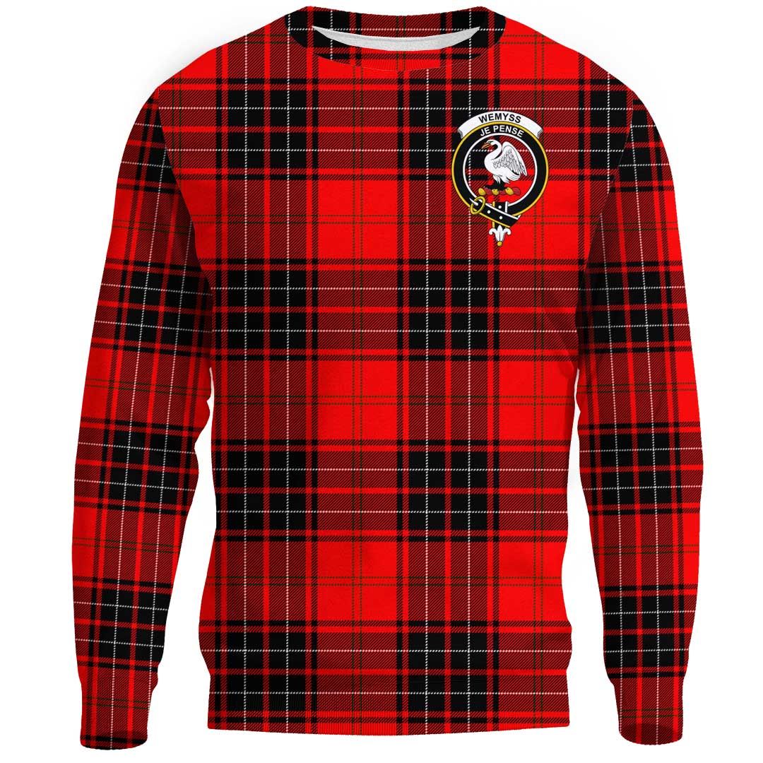 Wemyss Modern Tartan Crest Sweatshirt