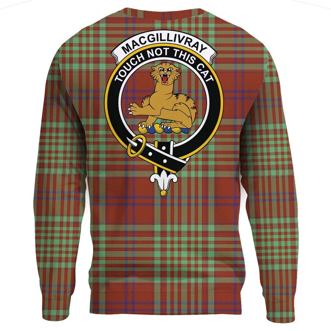 MacGillivray Hunting Ancient Tartan Crest Sweatshirt