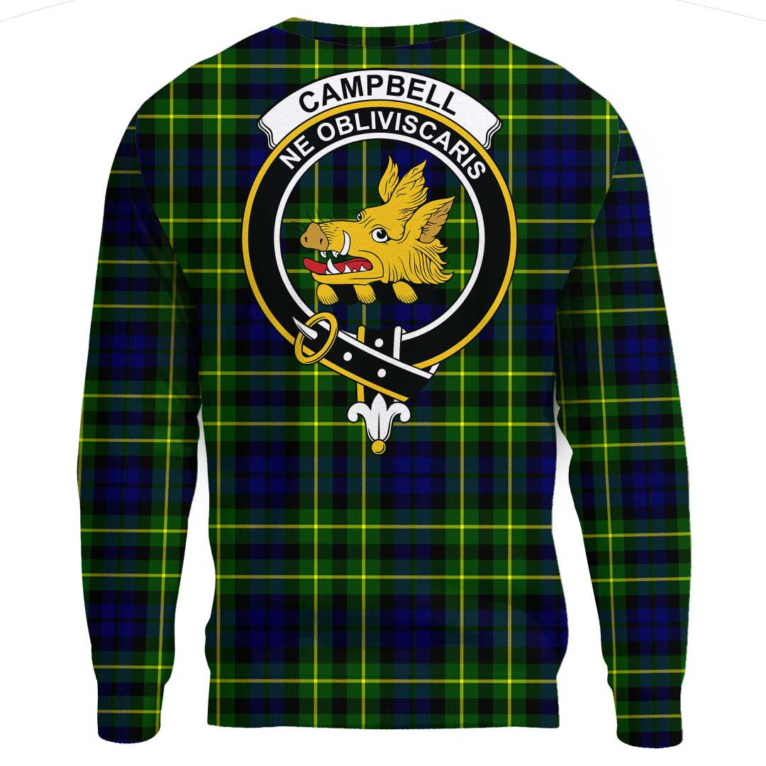 Campbell of Breadalbane Modern Tartan Crest Sweatshirt