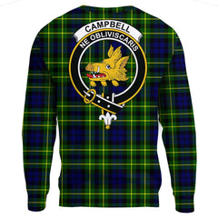 Campbell of Breadalbane Modern Tartan Crest Sweatshirt