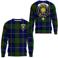 MacLeod of Harris Modern Tartan Crest Sweatshirt