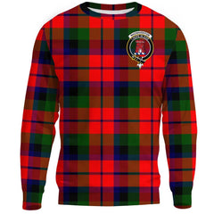 MacNaughton Modern Tartan Crest Sweatshirt