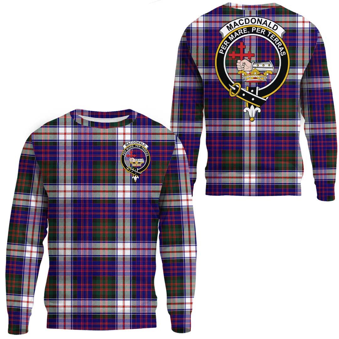 MacDonald Dress Modern Tartan Crest Sweatshirt