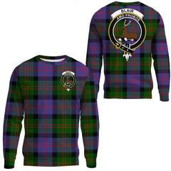 Blair Modern Tartan Crest Sweatshirt