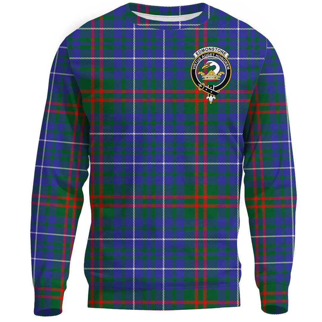 Edmonstone Tartan Crest Sweatshirt