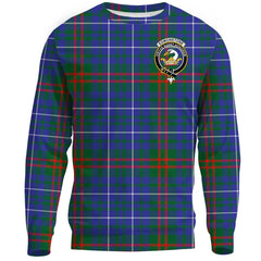 Edmonstone Tartan Crest Sweatshirt