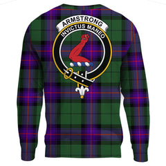 Armstrong Modern Tartan Crest Sweatshirt