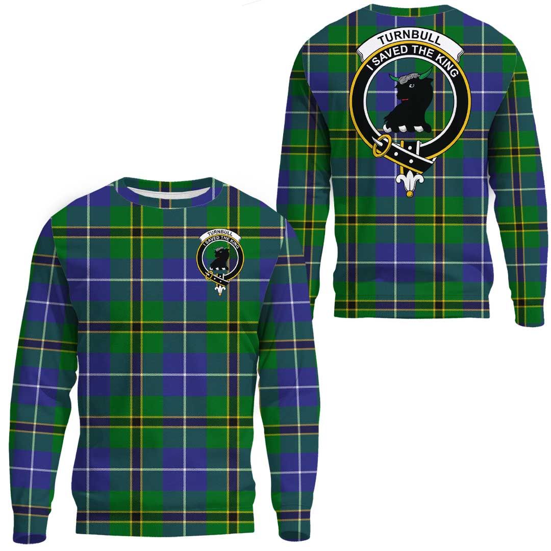 Turnbull Hunting Tartan Crest Sweatshirt