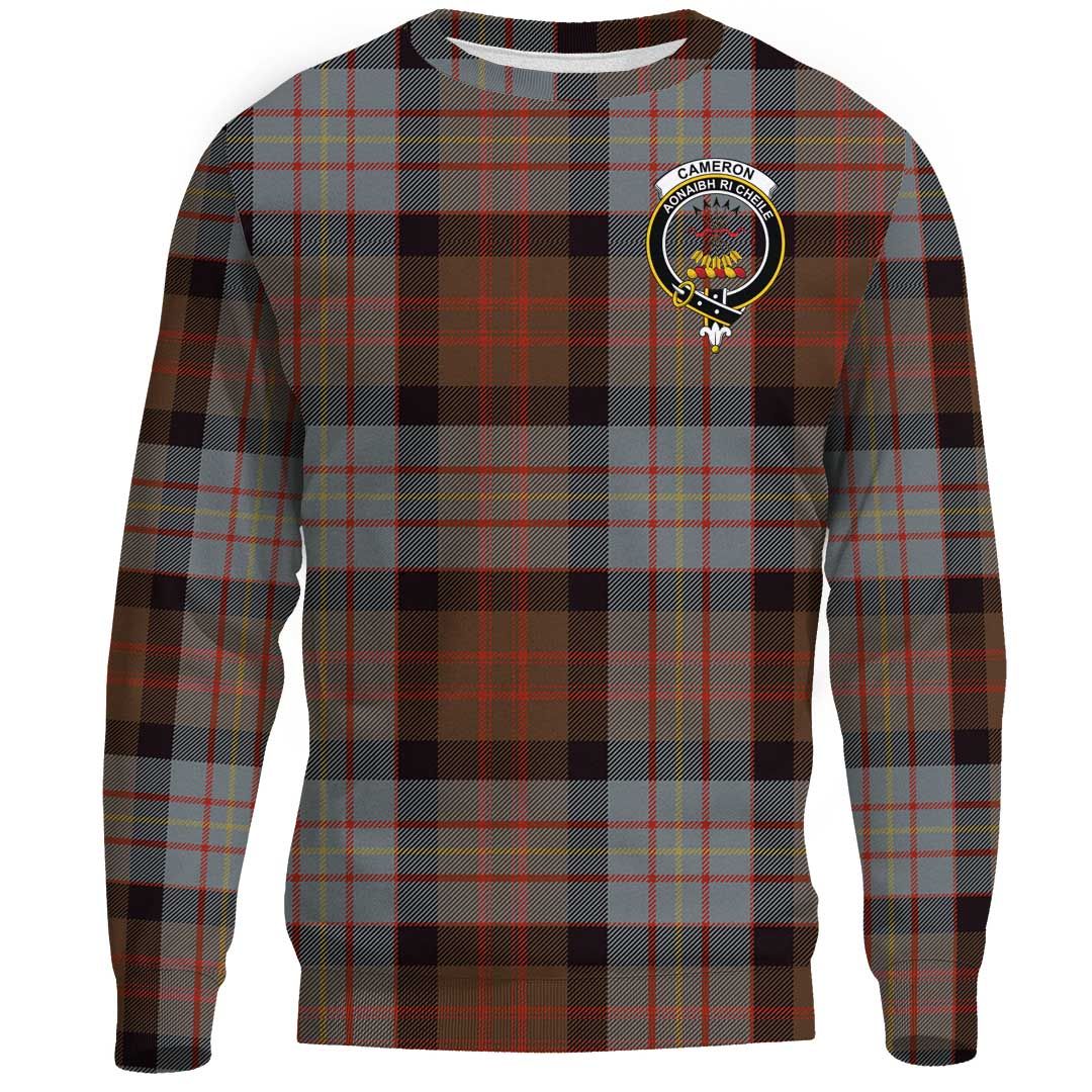 Cameron of Erracht Weathered Tartan Crest Sweatshirt