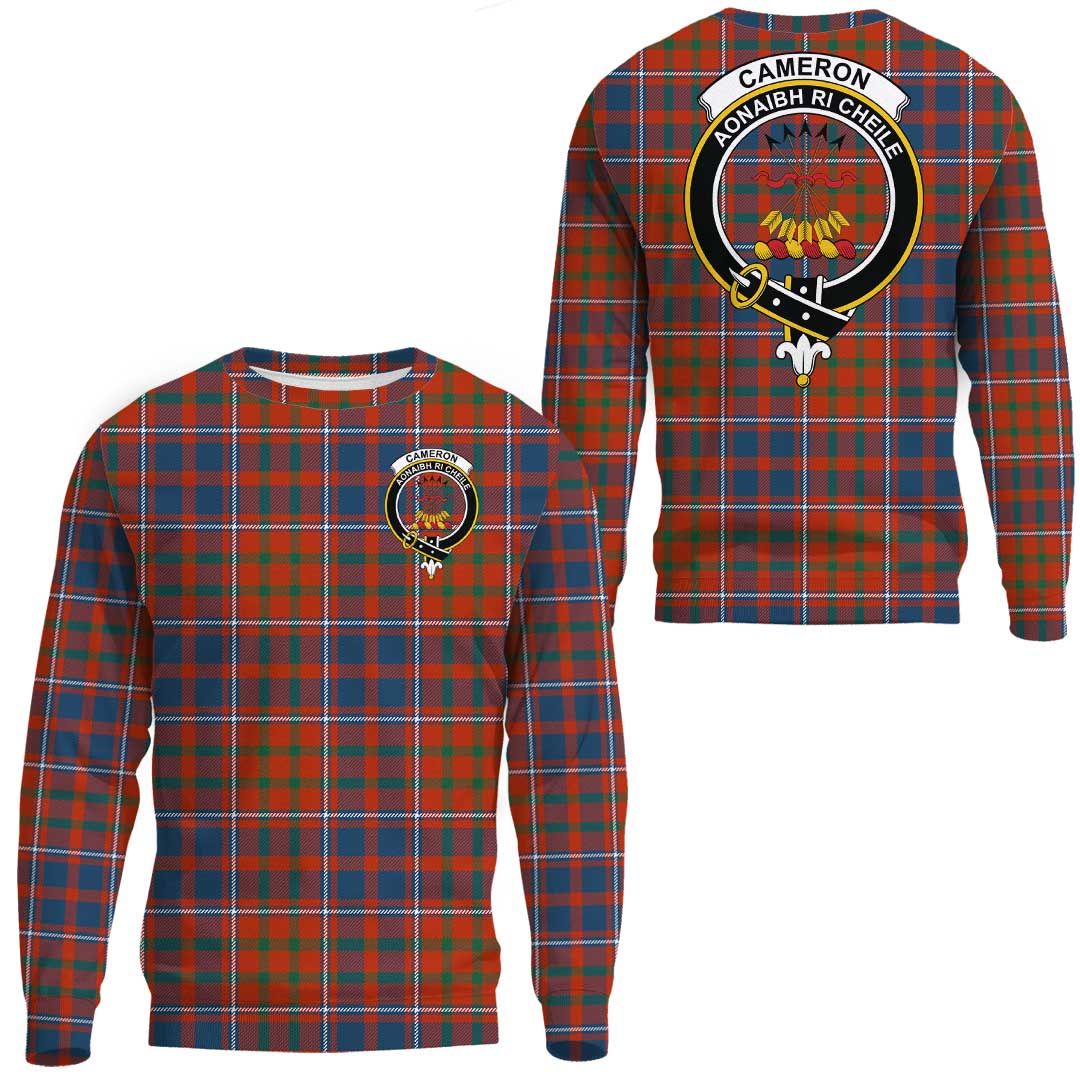 Cameron of Lochiel Ancient Tartan Crest Sweatshirt