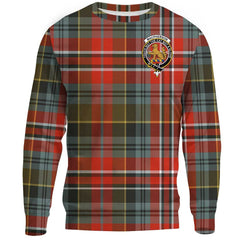 MacPherson Weathered Tartan Crest Sweatshirt