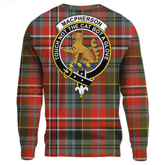 MacPherson Weathered Tartan Crest Sweatshirt